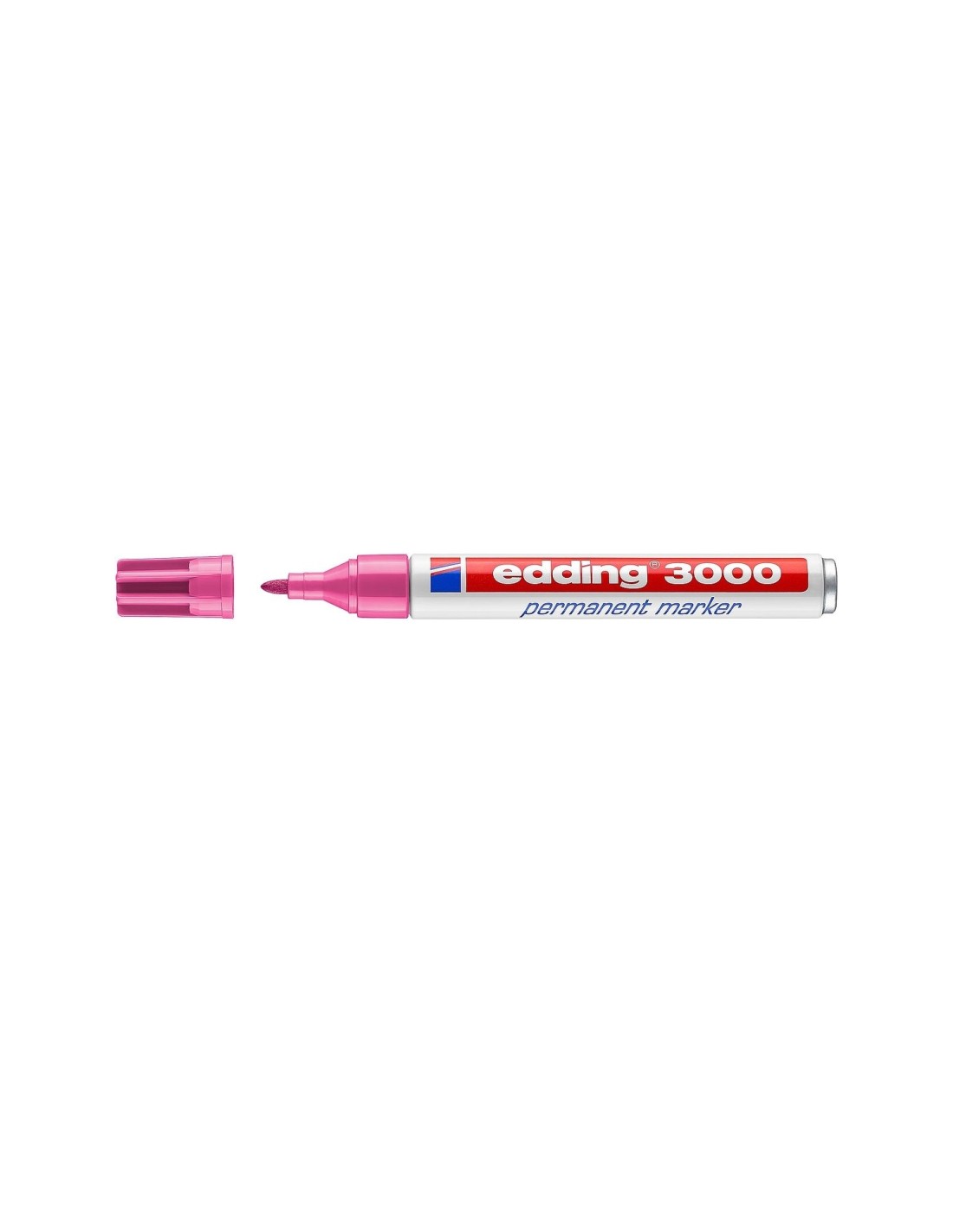 Edding 3000 marcador permanente Punta redonda Rosa 10 pieza(s)