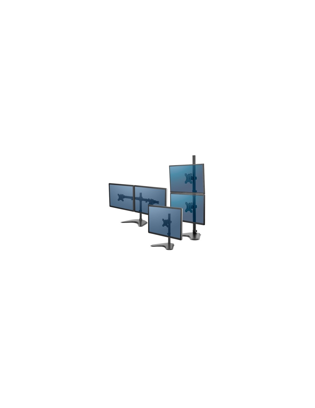 Fellowes 8049601 soporte para monitor 81,3 cm (32") Independiente Negro