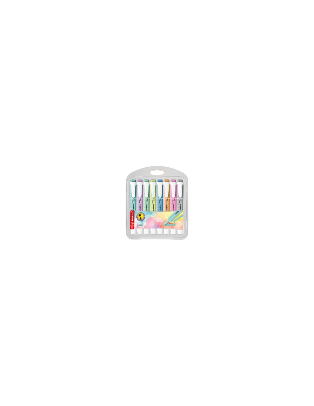 STABILO swing cool Pastel marcador 8 pieza(s) Punta de cincel Multicolor