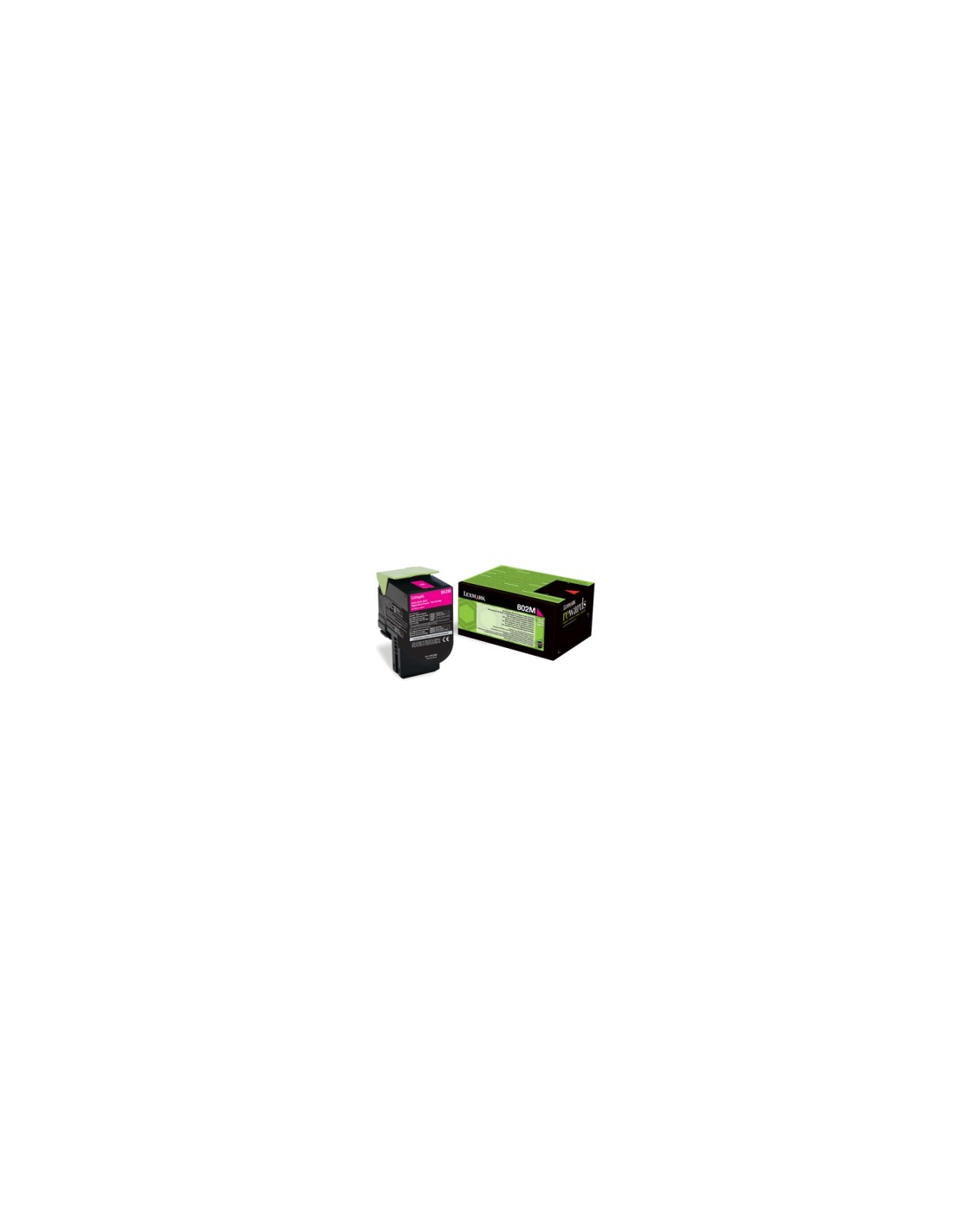 Lexmark 802M cartucho de tóner 1 pieza(s) Original Magenta