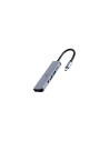 Gembird A-CM-COMBO5-02 base para portátil y replicador de puertos Alámbrico USB 3.2 Gen 1 (3.1 Gen 1) Type-C Plata
