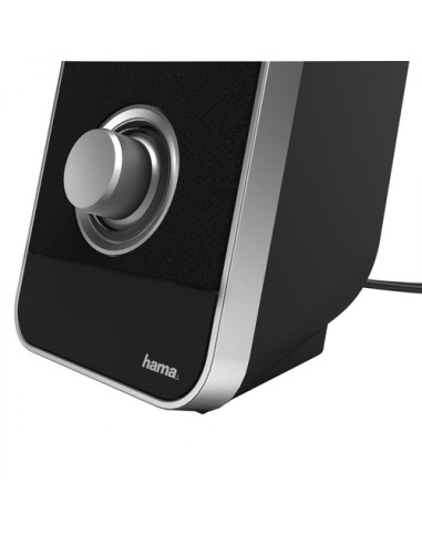 Hama | Altavoces para PC 2.0 estéreo (Altavoz para Ordenador de 6W,