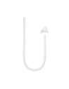 Nanocable Organizador de Cables Flexible 25 mm, Blanco, 1 m
