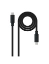 Nanocable Cable USB 3.1 Gen2 10Gbps 5A, 4K/60Hz, USB-C/M-USB-C/M, Negro, 1.5 m