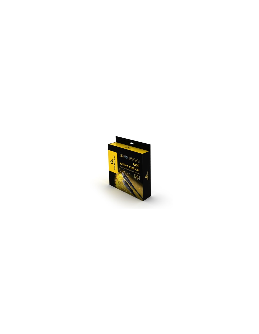 Gembird CCBP-HDMID-AOC-20M cable HDMI HDMI tipo A (Estándar) Negro