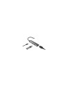 NATEC Fowler Slim Alámbrico USB 3.2 Gen 1 (3.1 Gen 1) Type-C Negro, Cromo