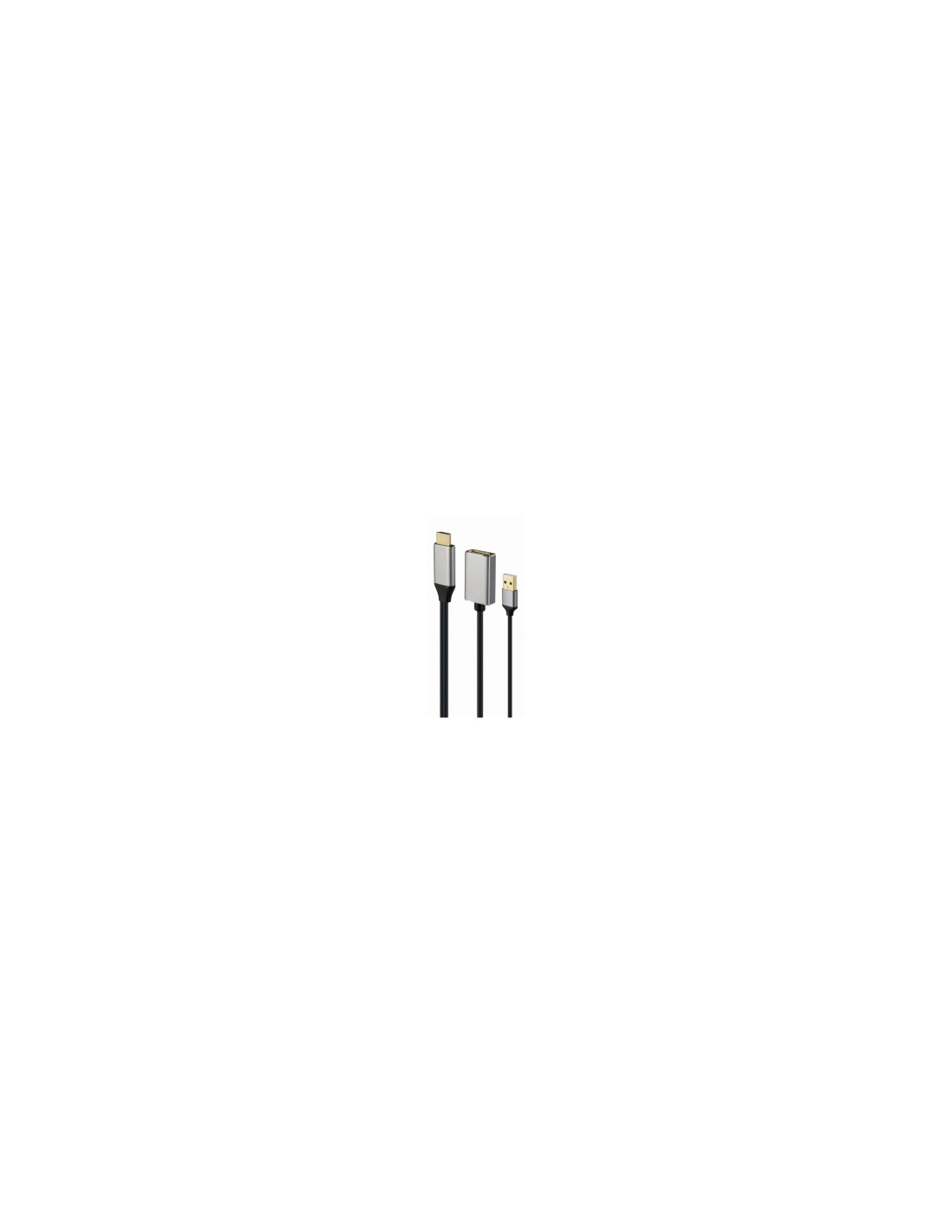 Gembird A-HDMIM-DPF-02 adaptador de cable de vÍ­deo 0,1 m HDMI tipo A (Estándar) DisplayPort Negro
