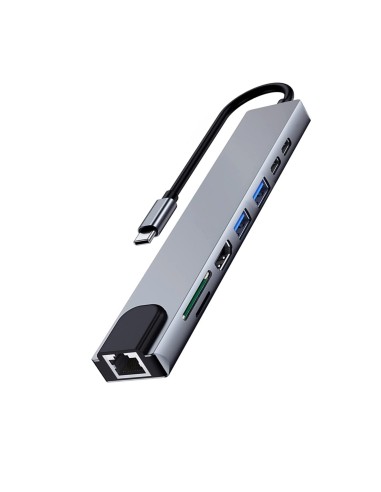 Ewent EW1146 base para portátil y replicador de puertos Alámbrico USB