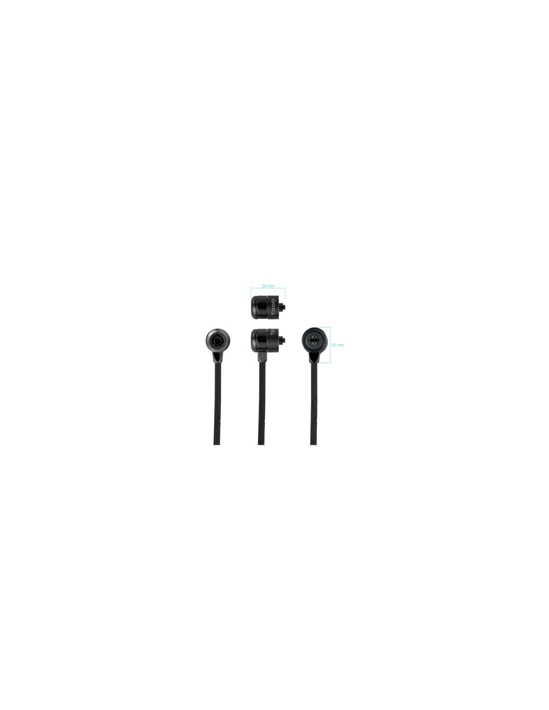 TooQ Cable de Seguridad con Llave para Portátiles 1.5 metros, Gris Oscuro