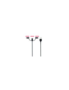 Nanocable Cable USB 3 en 1 Carga/Datos USB-A a USB-C/Micro 2