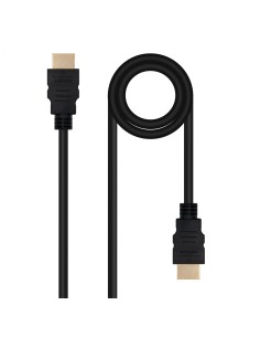 Nanocable Cable HDMI V2.0 4K@60Hz 18Gbps A/M-A/M, 2 m, Negro