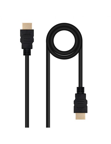 Nanocable Cable HDMI V2.0 4K@60Hz 18Gbps A/M-A/M, 2 m, Negro