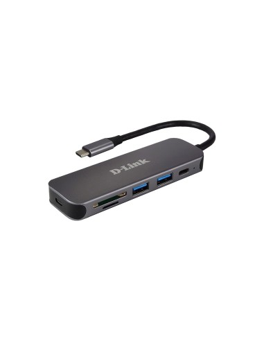 D-Link DUB-2325 base para portátil y replicador de puertos USB Tipo C