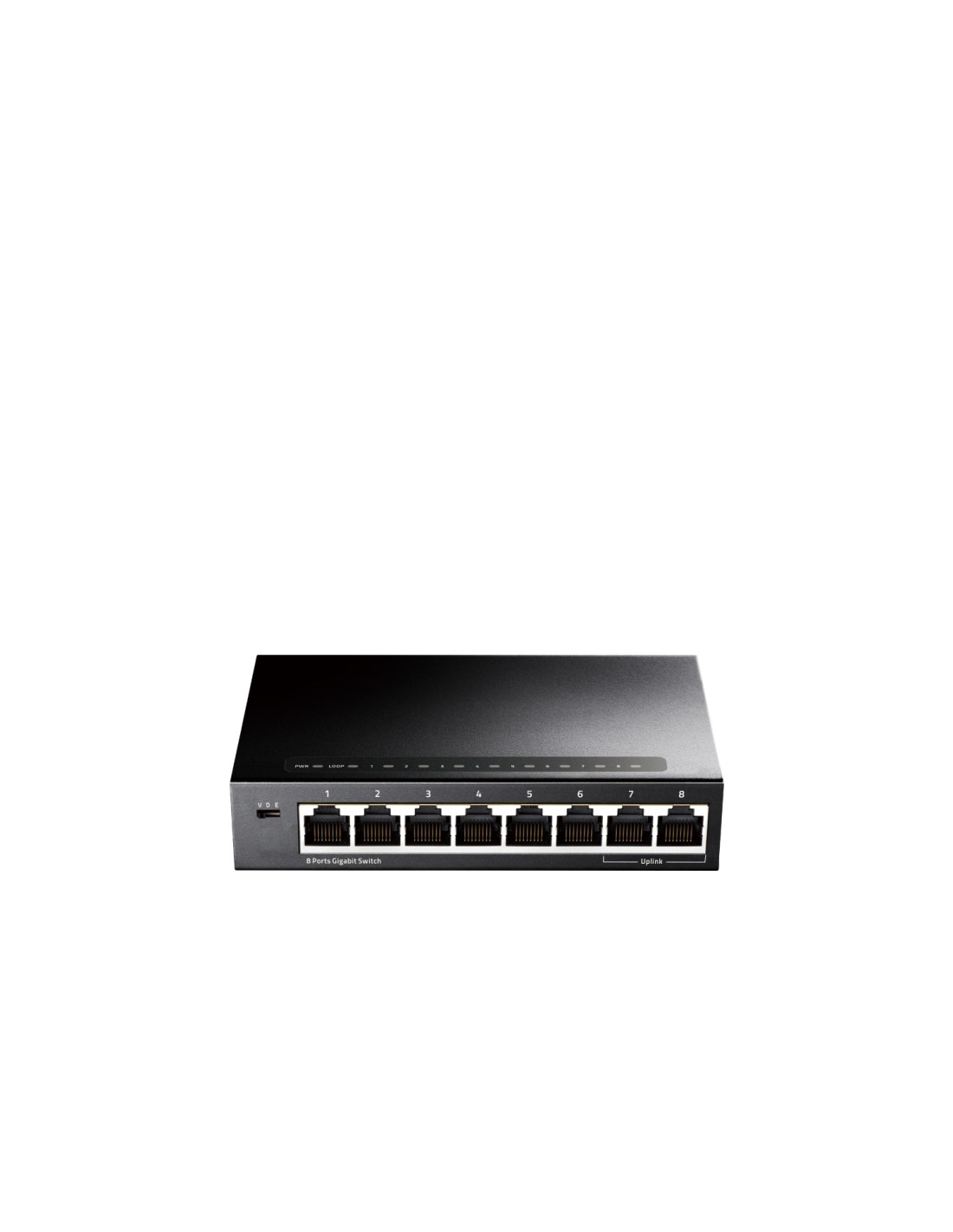 Cudy GS108 switch Gigabit Ethernet (10/100/1000) Negro