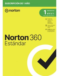 Norton 360 Standard Seguridad de antivirus Base Español 1 licencia(s)