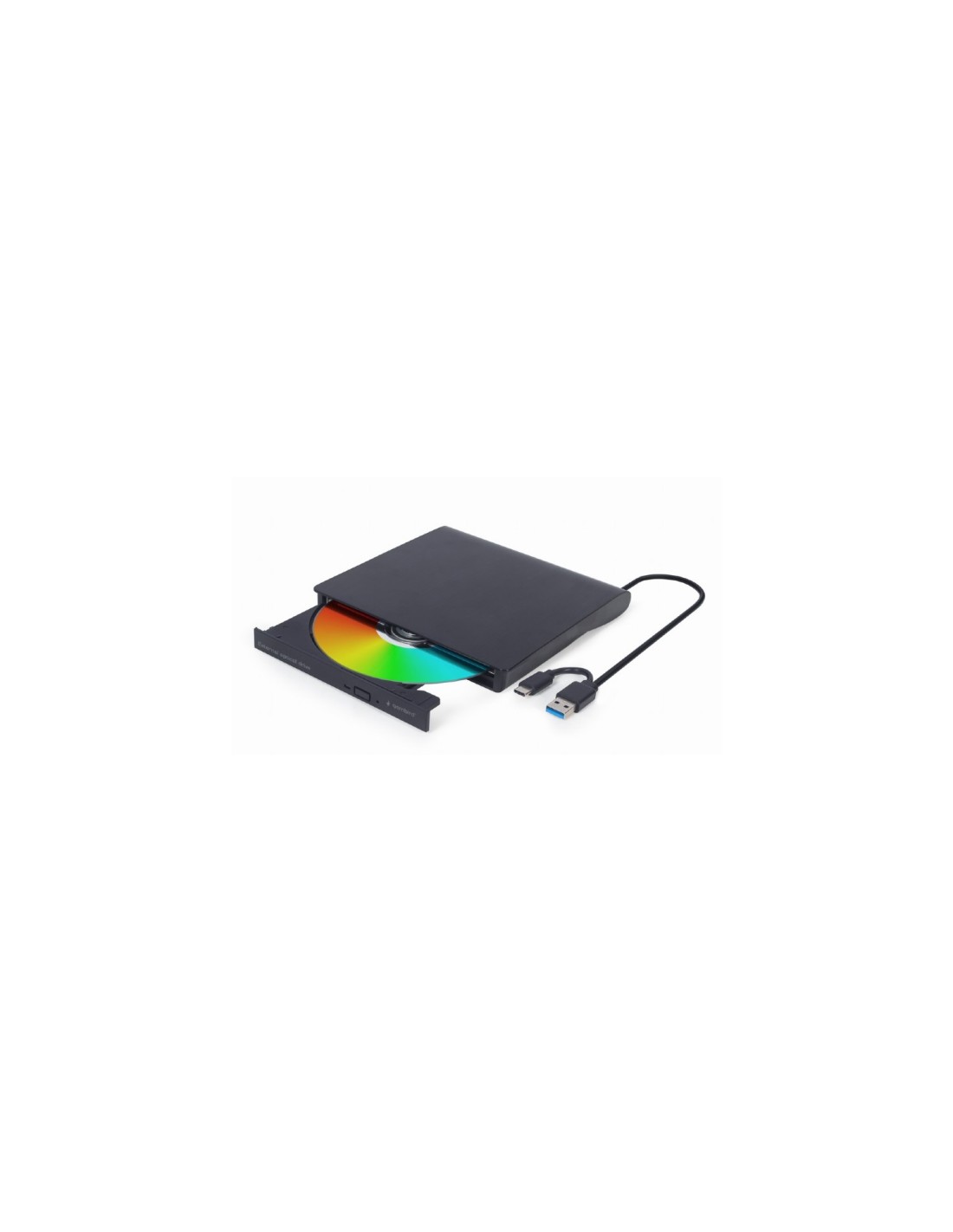 Gembird DVD-USB-03 unidad de disco óptico DVDÂ±RW Negro