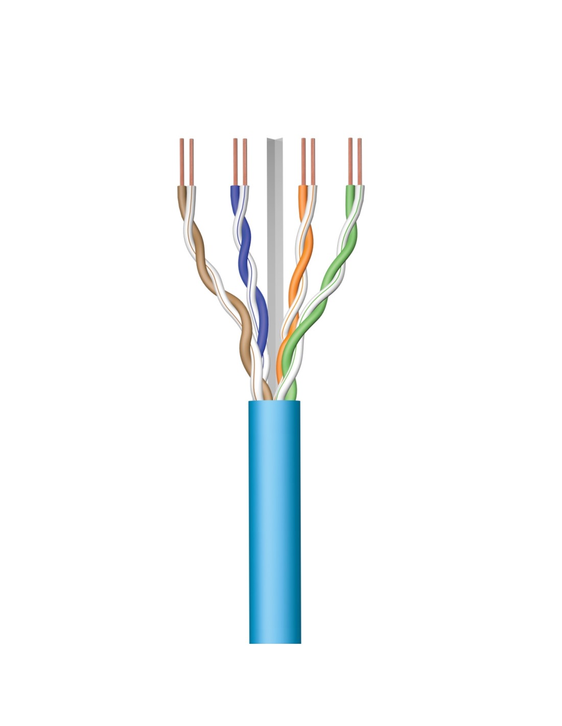 Ewent IM1224 cable de red Azul 305 m Cat6a U/UTP (UTP)