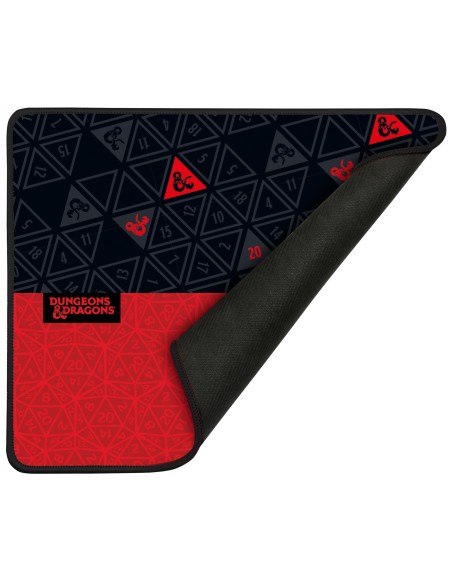 Konix 3328170292313 Alfombrilla de ratón para juegos Negro, Rojo