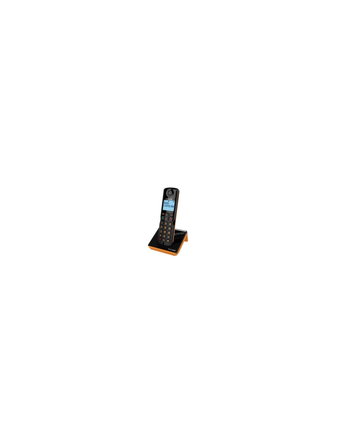Alcatel S280 Teléfono DECT Identificador de llamadas Negro, Naranja