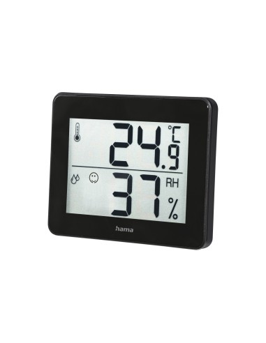 Hama Termómetro e Higrómetro Digital (Control de humedad y temperatura de interiores, Almacenamiento de datos)