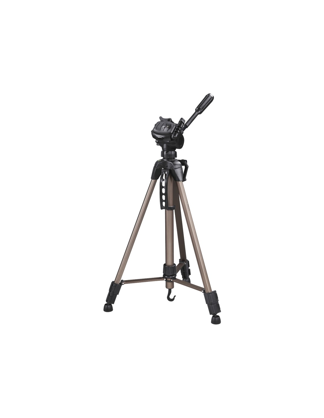 Hama Tripode Star 61, trÍ­pode de 3 patas, altura ajustable desde 60cm -153 cm, Color negro y oro rosado.