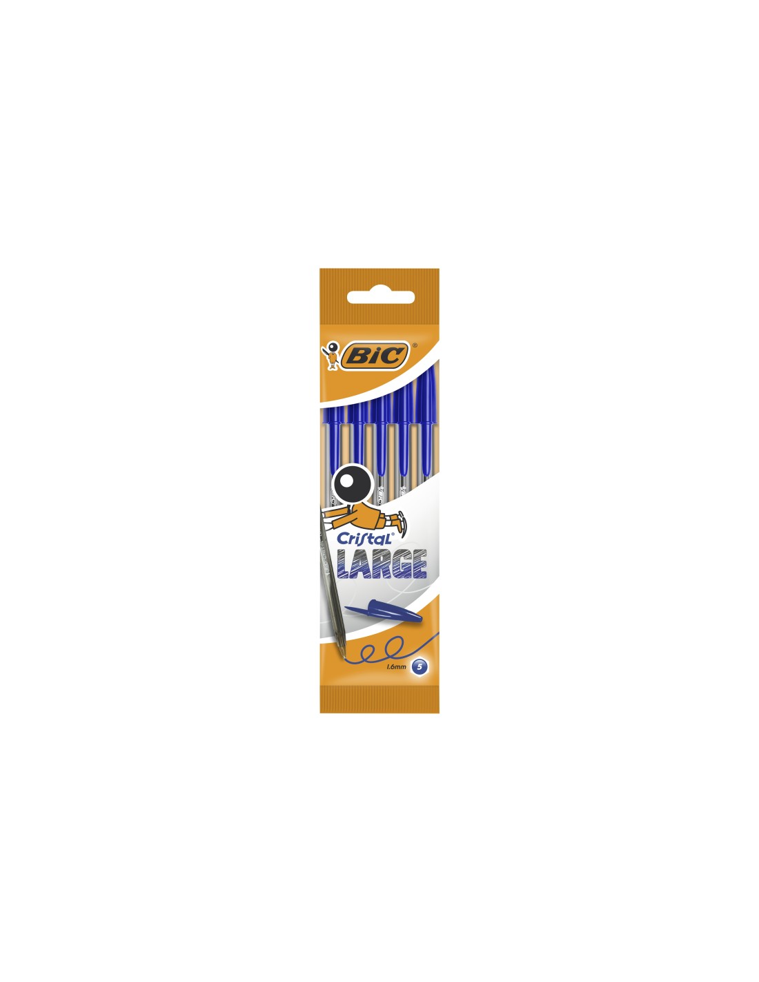 BIC 888746 bolÍ­grafo Azul 5 pieza(s)