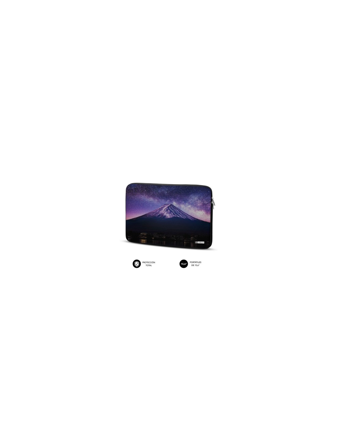 SUBBLIM Funda Ordenador Neopreno Trendy Sleeve Neo Mountain 15,6"