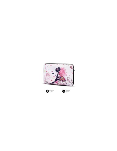 SUBBLIM Funda Ordenador Neopreno Trendy Sleeve Neo Hada 15,6"