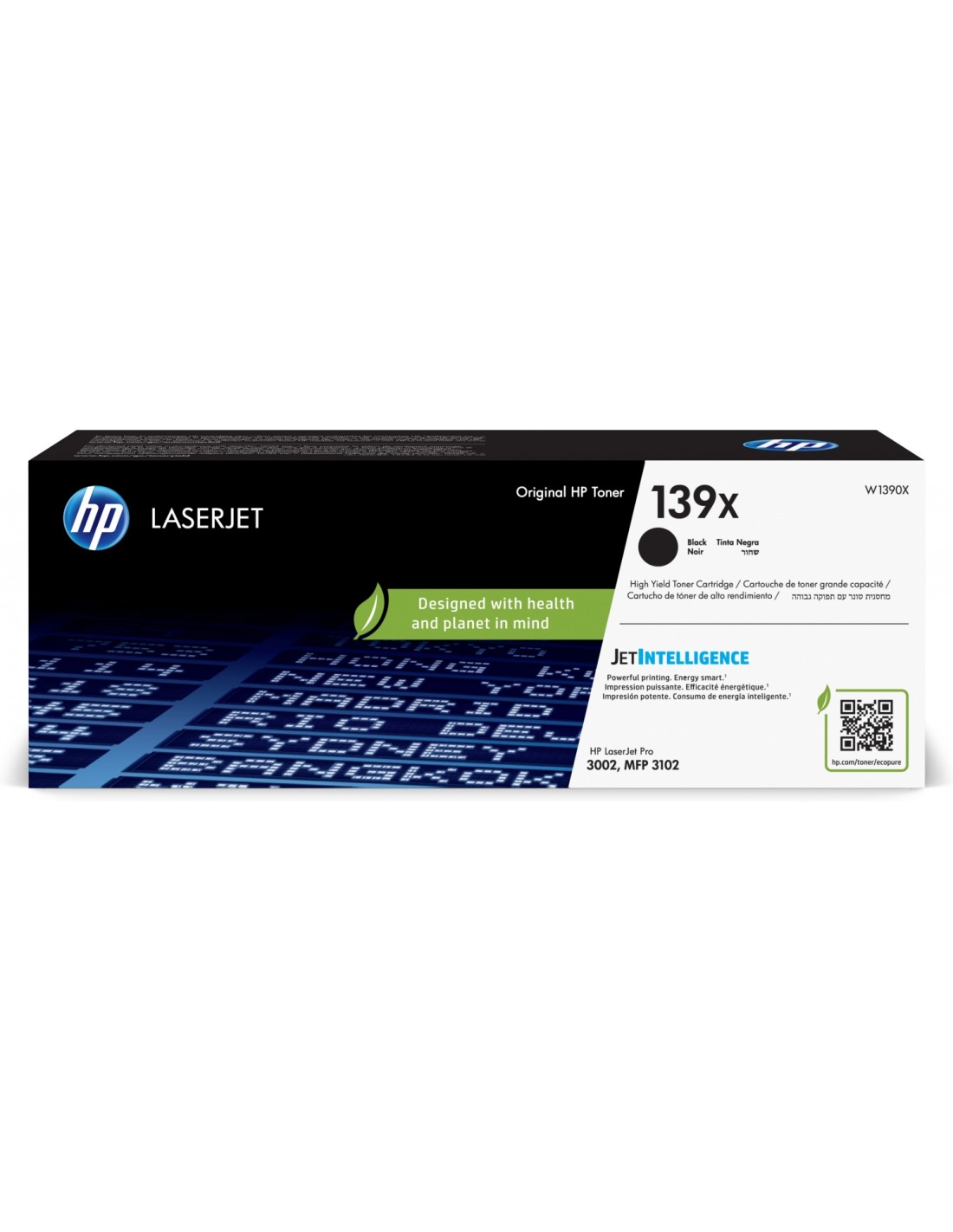 HP LaserJet Cartucho de Tóner Original 139X negro de alta capacidad