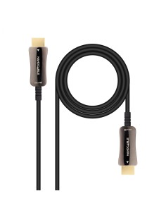 Nanocable Cable HDMI V2.1 AOC 8K@60Hz 4K@120Hz 48Gbps A/M-A/M, Negro,