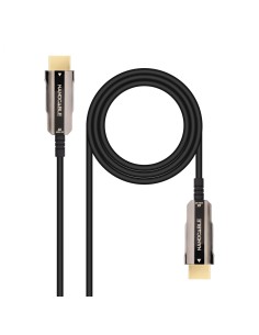 Nanocable Cable HDMI V2.0 AOC 4K@60Hz 18Gbps A/M-A/M, Negro, 10 m