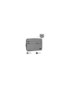 SUBBLIM Funda Air Padding 360 Sleeve 15,6" Light Grey 2