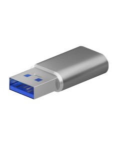 AISENS Mini Adaptador USB 3.2 Gen2 / USB 2.0 3A, Tipo USB-C/H-A/M,