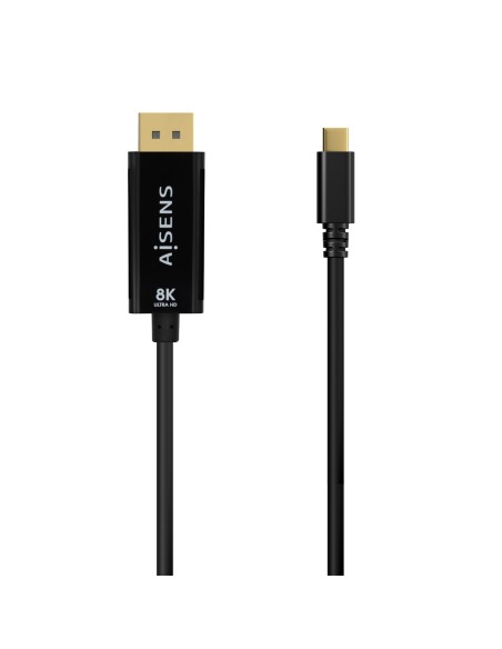 AISENS Cable Conversor USB-C a Displayport 8K@60Hz, USB-C/M-DP/M,