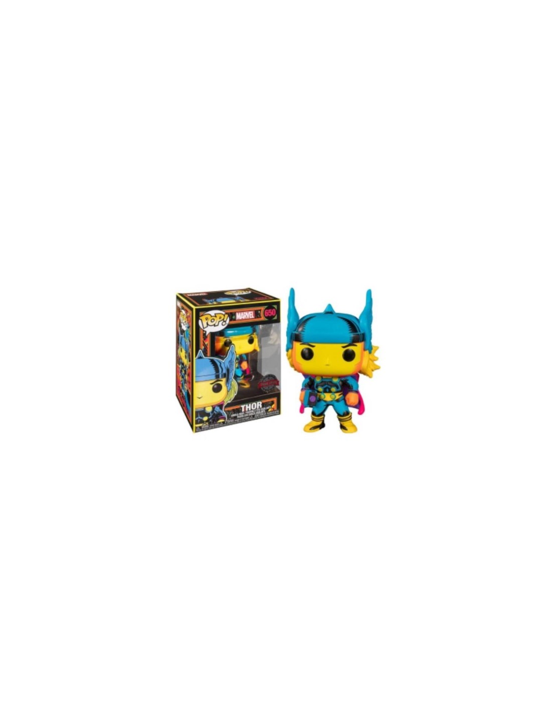 POP MARVEL BLACK LIGHT THOR MULTICOLOR