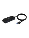 AISENS Hub USB 3.0, Tipo A/M-4x Tipo A/H, Negro, 60cm