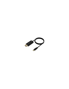 AISENS Cable Conversor Aluminio USB-C A HDMI 2.1 8k@60Hz, USB-C/M-HDMI/M, Negro, 1.0m 2
