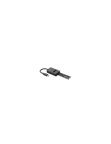 AISENS USB-C Dock M.2 (NGFF) ASUC-M2D011-BK SATA/NVMe A USB3.1 Gen2, Negra