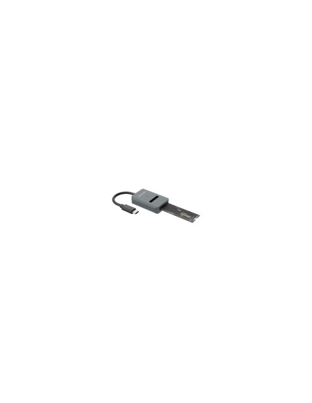 AISENS USB-C Dock M.2 (NGFF) ASUC-M2D012-GR SATA/NVMe A USB3.1 Gen2, Gris