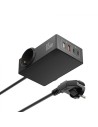 Ewent EW3992 base múltiple 1,5 m 2 salidas AC Interior Negro
