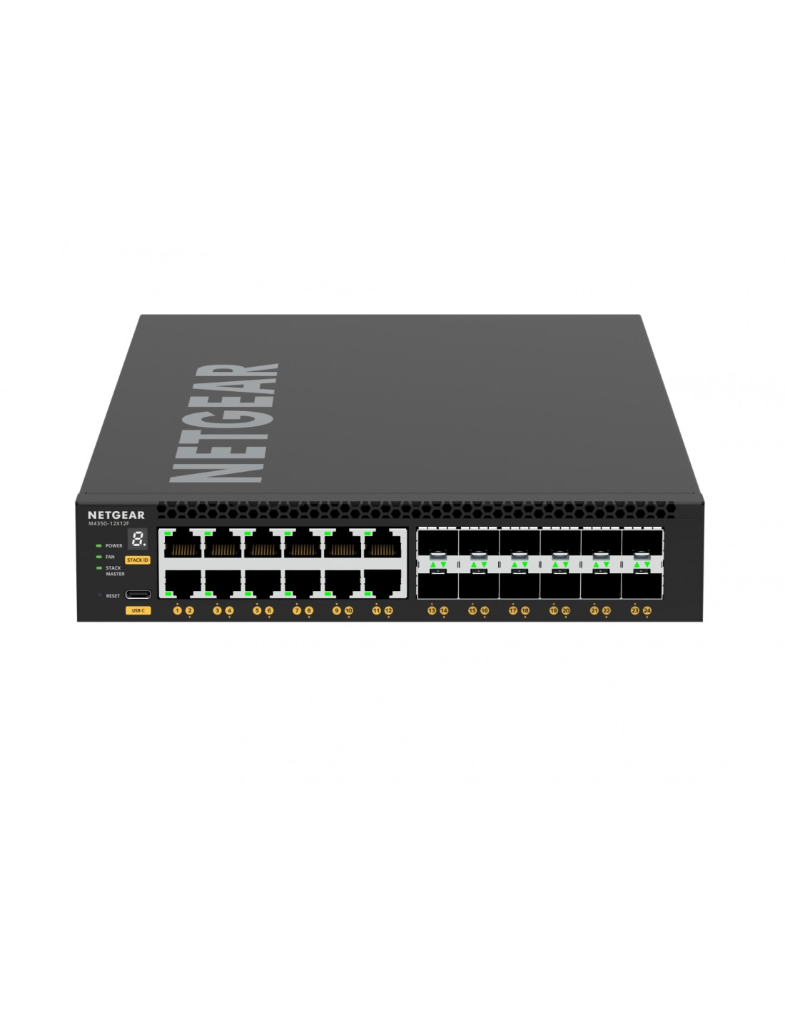 NETGEAR M4350-12X12F Gestionado L3 10G Ethernet (100/1000/10000) 1U Negro