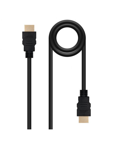 Nanocable Cable HDMI alta velocidad / HEC, A/M-A/M, Negro, 10 m