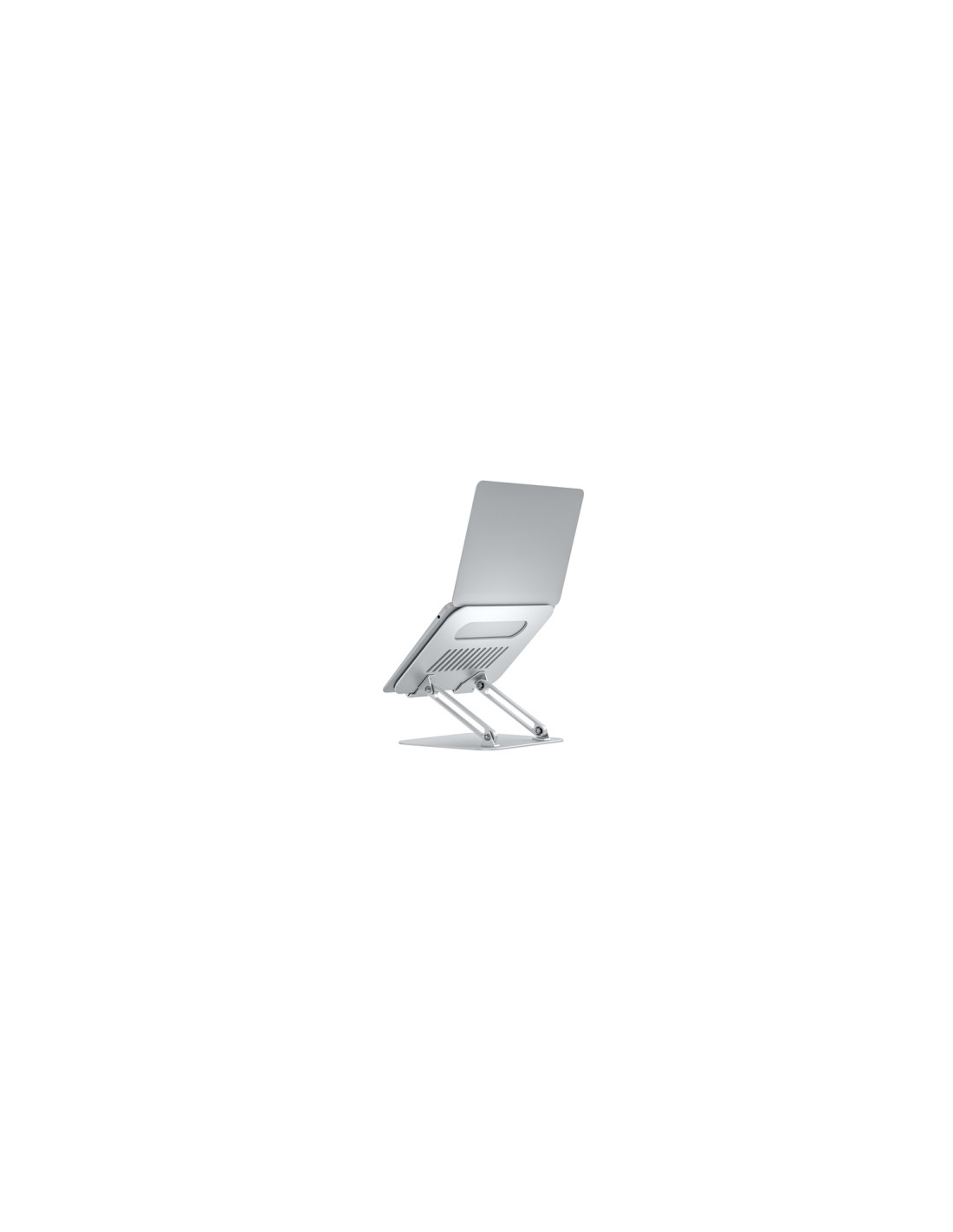 AISENS Soporte de Sobremesa XL 10-17 Ajustable para Portatil / Tablet, Plata