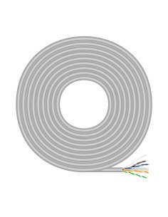 AISENS Cable de Red RJ45 Cat.6 UTP Rigido AWG23 CCA (Aleacion), Gris,