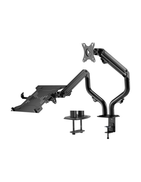 AISENS Soporte de Mesa Contrapeso Giratorio e Inclinable para