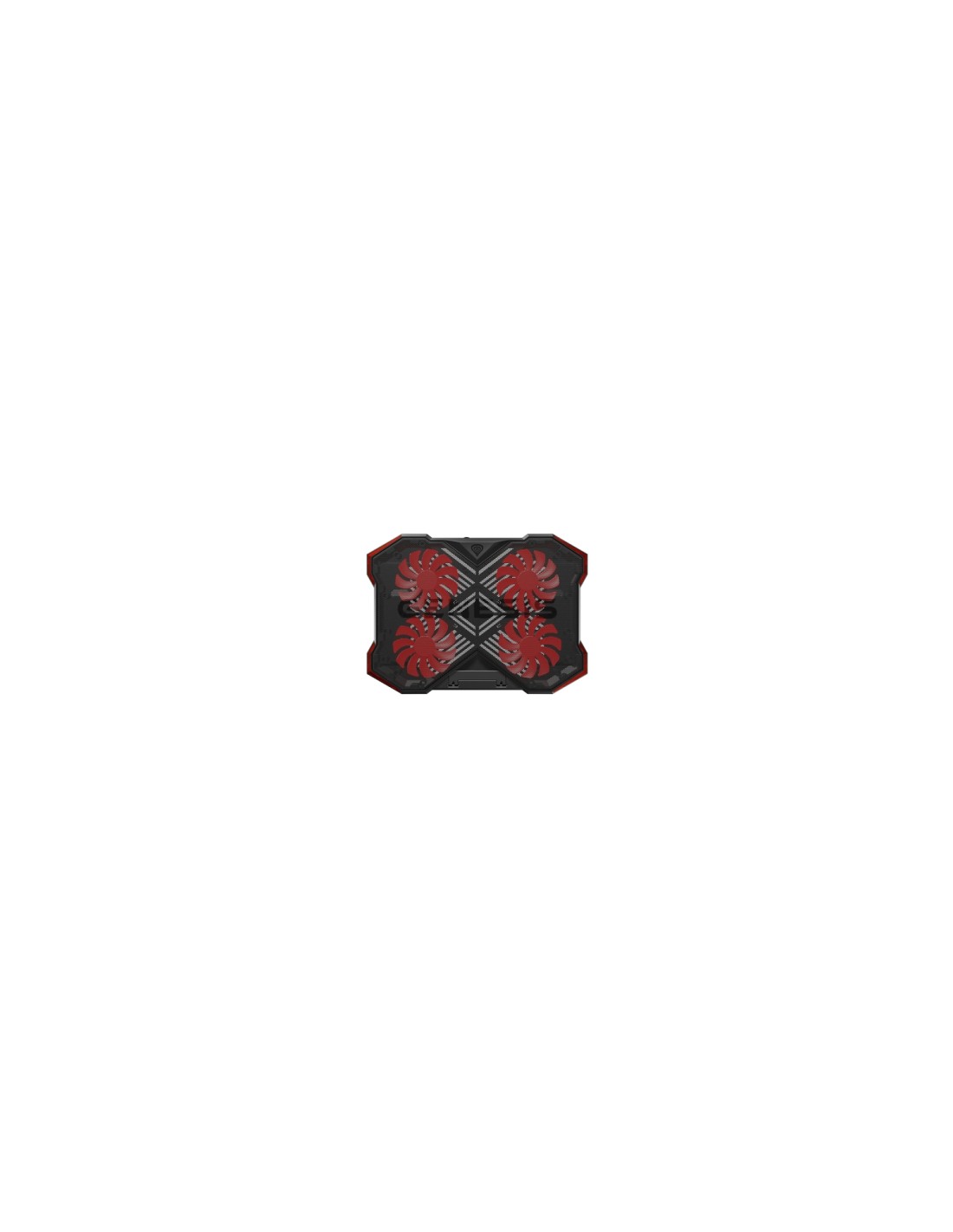GENESIS Oxid 260 almohadilla frÍ­a 43,9 cm (17.3") 1010 RPM Negro, Rojo