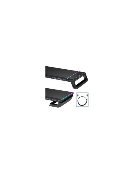 Ewent EW1268 soporte para monitor Escritorio Negro