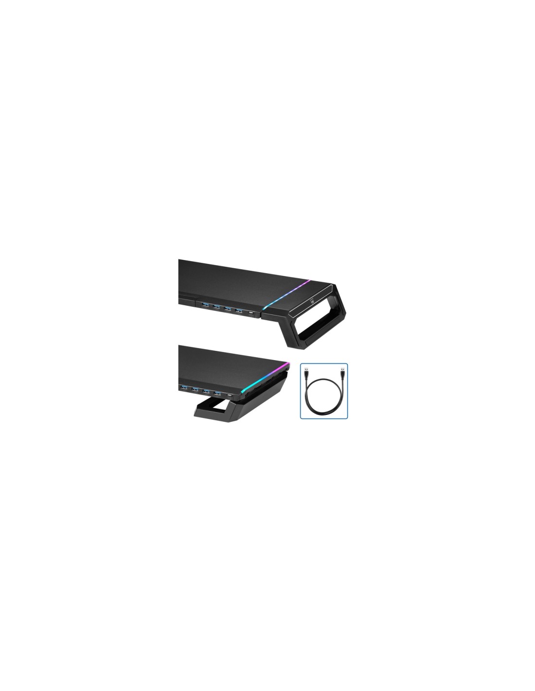 Ewent EW1268 soporte para monitor Negro Escritorio