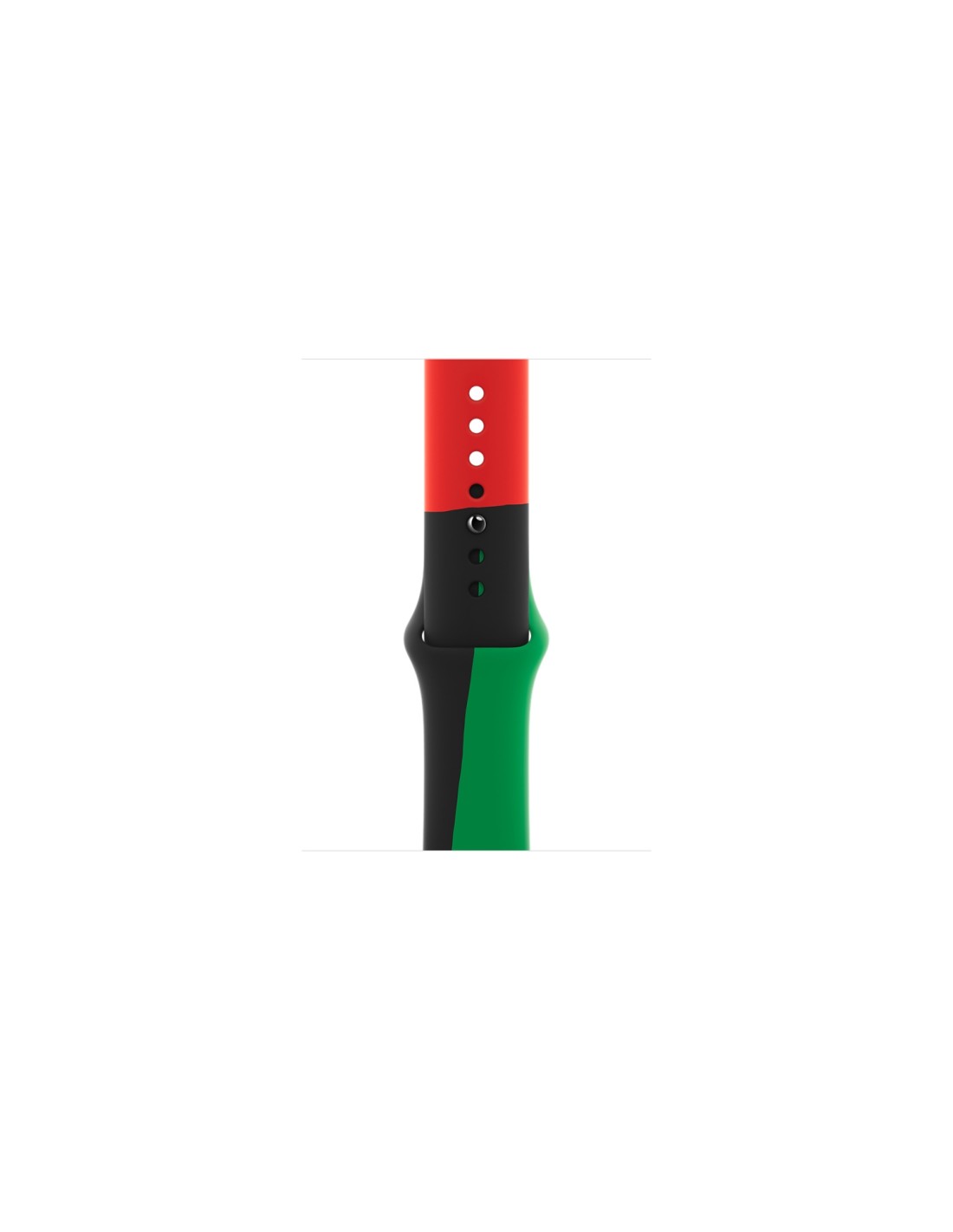 Apple MUQ73ZM/A Accesorios para dispositivos vestibles inteligentes Grupo de rock Negro, Verde, Rojo Fluoroelastómero