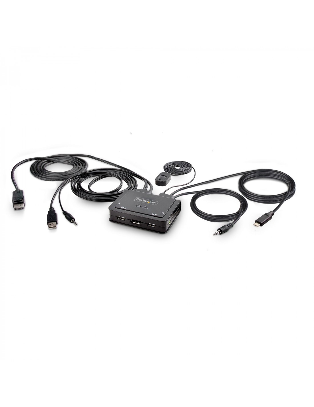 StarTech.com C2-D46-UAC-CBL-KVM interruptor KVM Negro